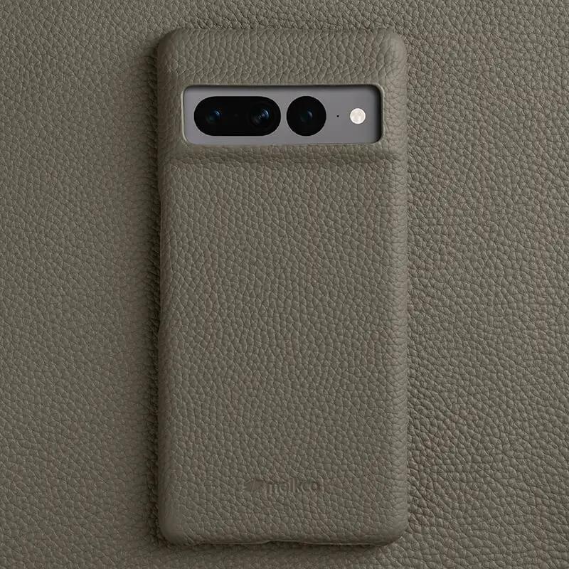 Melkco 100% Echtes Leder Hülle für Google Pixel 8 9 10 Pro XL Premium Luxus Hüllen High-End Business Rindsleder Handyhülle
