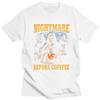 Male Nightmare Before Coffee Skeleton T Shirts Round Neck Pure Cotton Short Sleeve TShirt Casual Summer Tyle Clothes
