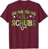 St Patricks Day Shenanigans Scrub Saint Pattys Nurse Unisex T-Shirt