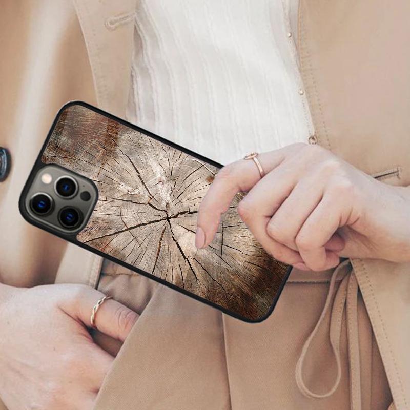 Oak Wood Texture Pattern Magnetic Phone Case For APPLE iPhone 17 Air 16 14 13 12 Pro Max 15 Plus Wireless Charge MagSafe Cover