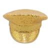 Sequins Silver Bridal Big Cap Model Cap Handmade Wedding Hat Performance Navy Hat Female