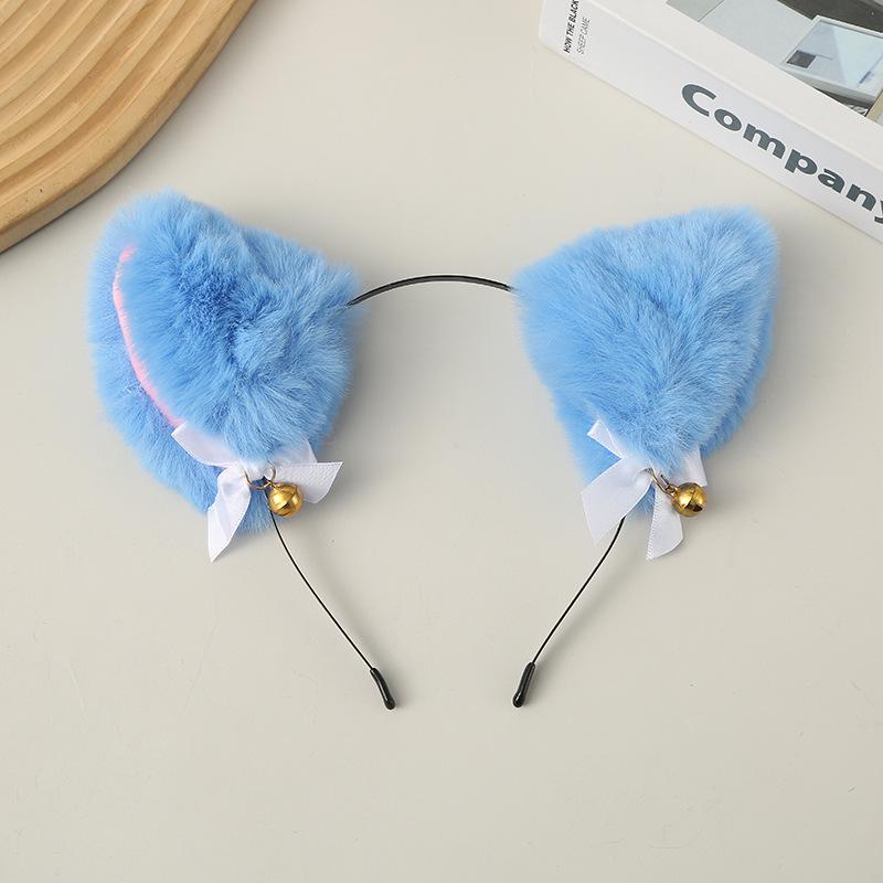 Cute Bell Choker & Cat Ear Headband Set - Cosplay Sweet Maid Atmosphere Accessories