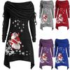 Festive Women's Santa Claus Sweater Jumper With Soft Material For Christmas Celebrations