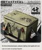 Portable Camping Gear Storage Bag with Anti-Collision Protection for Cookware, Tableware, Gas Canisters, and Accessories