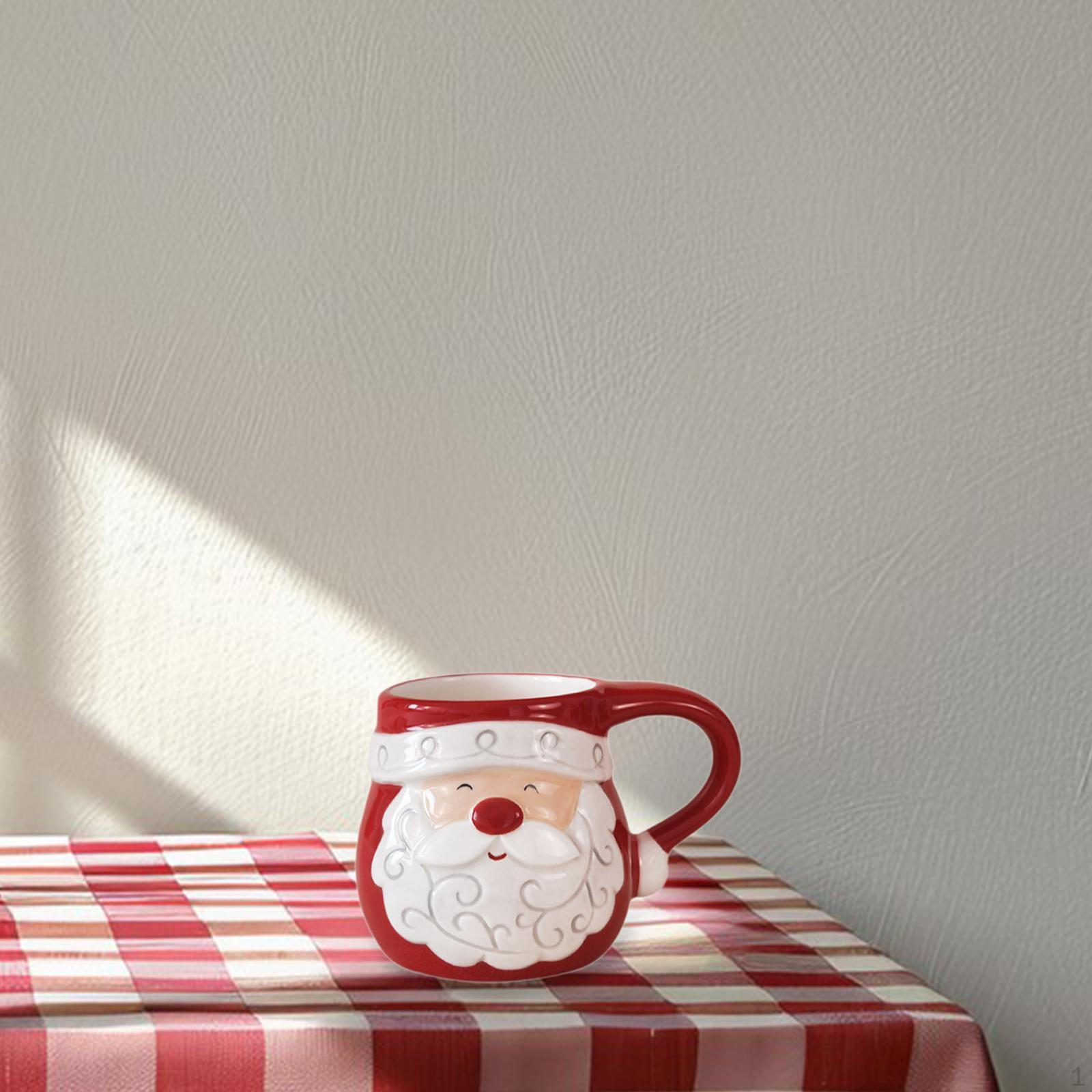 

Рождественская кофейная чашка Кружка для завтрака Чайная чашка Nordic Kitchenware Milk для ежедневного использования Cafe Santa Claus