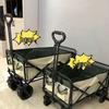 Foldable Adjustable Camping Cart for Outdoor Picnic with Kids