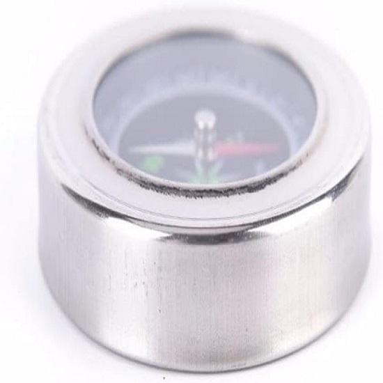 Divine Miracles Li1 Divine Miracles Stainless Steel Directional Magnetic Compass for Feng Shui Travel  Black