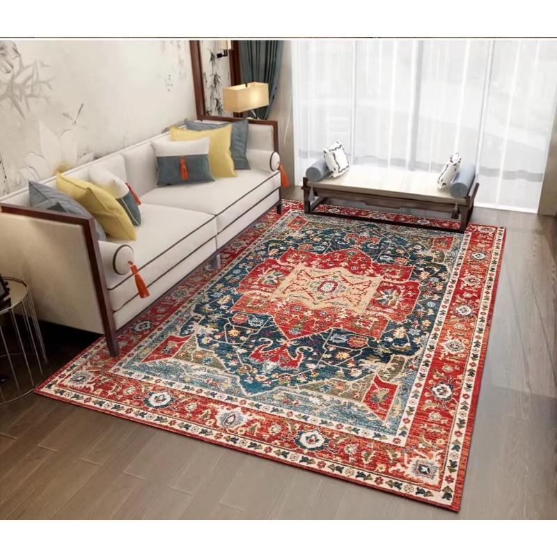 Europe Persia Morocco Style Carpet Living Room Sofa Bedroom Study Kitchen Entrance Door Mat Non-slip Light Luxury Home Decor Rug