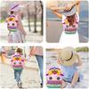 Geanta prescolara Silicone Unicorn 3D Model 21x17x8 cm Pink Kids Backpack Waterproof Durable