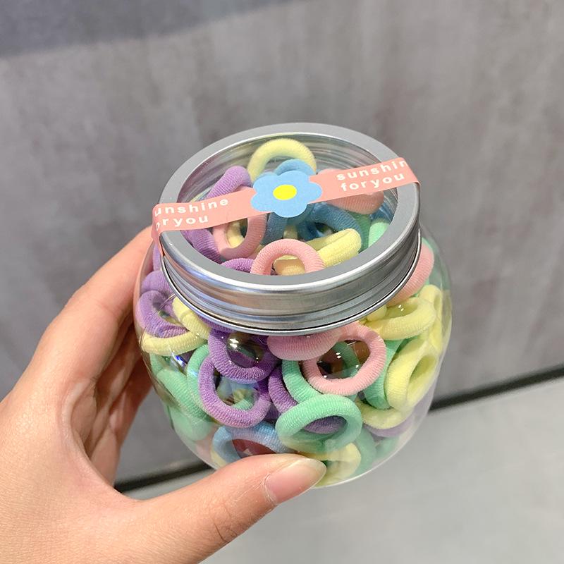 Elastic Hair Tie for Children and Women - Soft, Hair-Friendly Rubber Bands for Little Girls and Babies