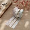 Versatile Craft Tape 3 Rolls Washi Set, Decorative Stickers, Aesthetic Tapes for Breathable Paper Scrapbooking Supplies, Journaling Junk Journal,