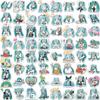 65-Piece Hatsune Miku Decorative Sticker Set for Luggage & Notebooks