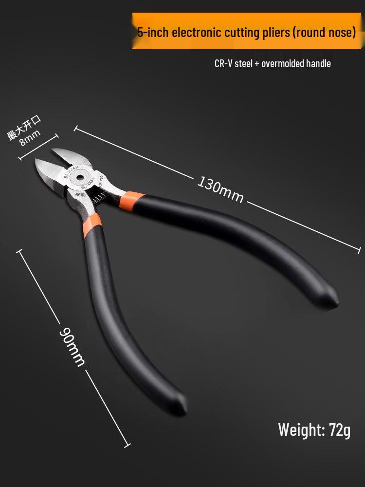 Diagonal Cutting Pliers for Sprue and Gundam Models, Industrial Grade Electrician's Nippers