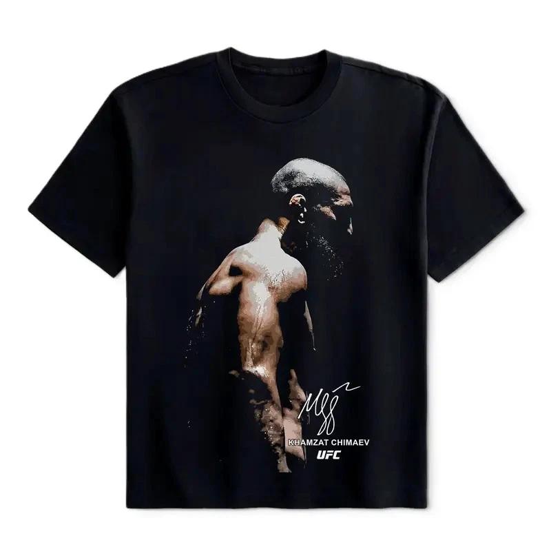 Khamzat Chimaev UFC Fighters Tee, UFC Fighters T Shirt, Graphic T-Shirt XL