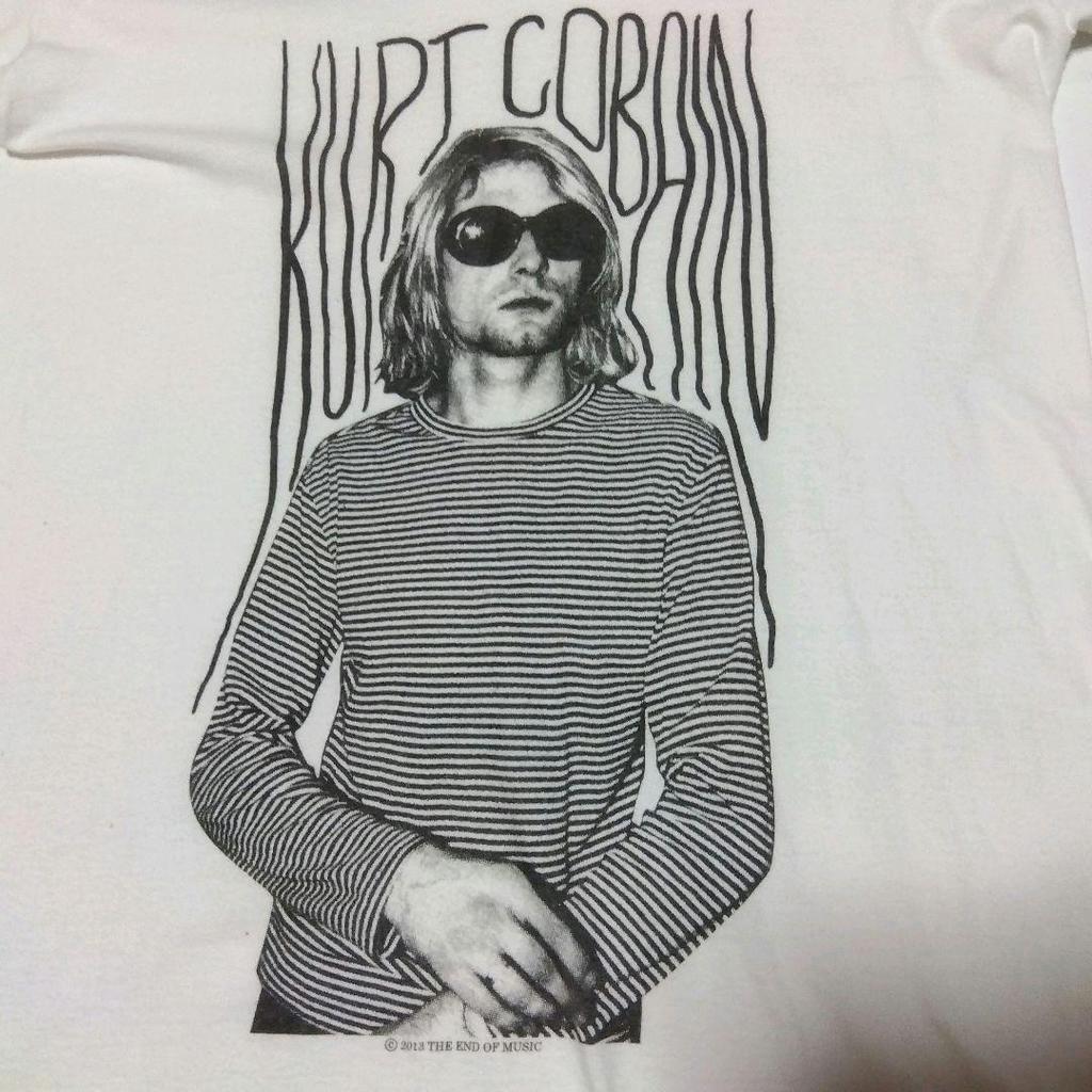 [USED] Made in USA Nirvana Kurt Cobain Distressed Rock Band T-Shirt
