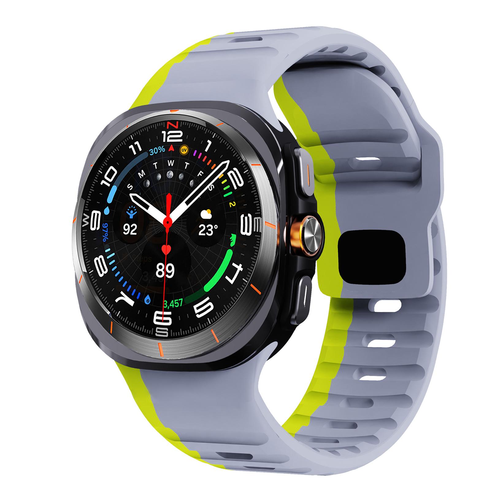 

Для Samsung Galaxy Watch Ultra Ремешок 47 мм Аксессуары браслет пояс Спортивный Силиконовый correa Браслет Galaxy Watch 7 8 ultra ремешок Galaxy Watch Ultra