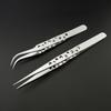 Electronics Industrial Tweezers Precision Curved Straight Tip Stainless Anti-static Forceps Phone Repair Hand Tool