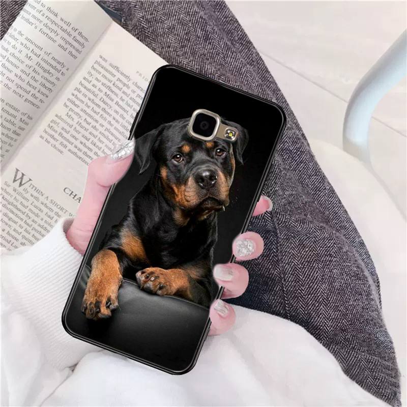 FHNBLJ Cute Rottweiler Dog Phone Case for Samsung A51 A30s A52 A71 A12 for Huawei Honor 10i for OPPO vivo Y11 cover