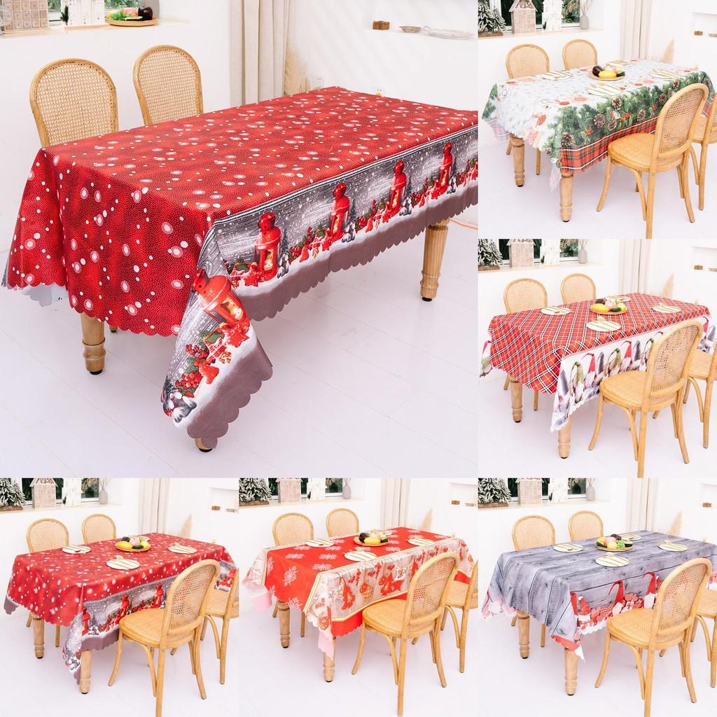 Decoration Christmas Printed Tablecloths Creative Desktop Dress Supplies Up