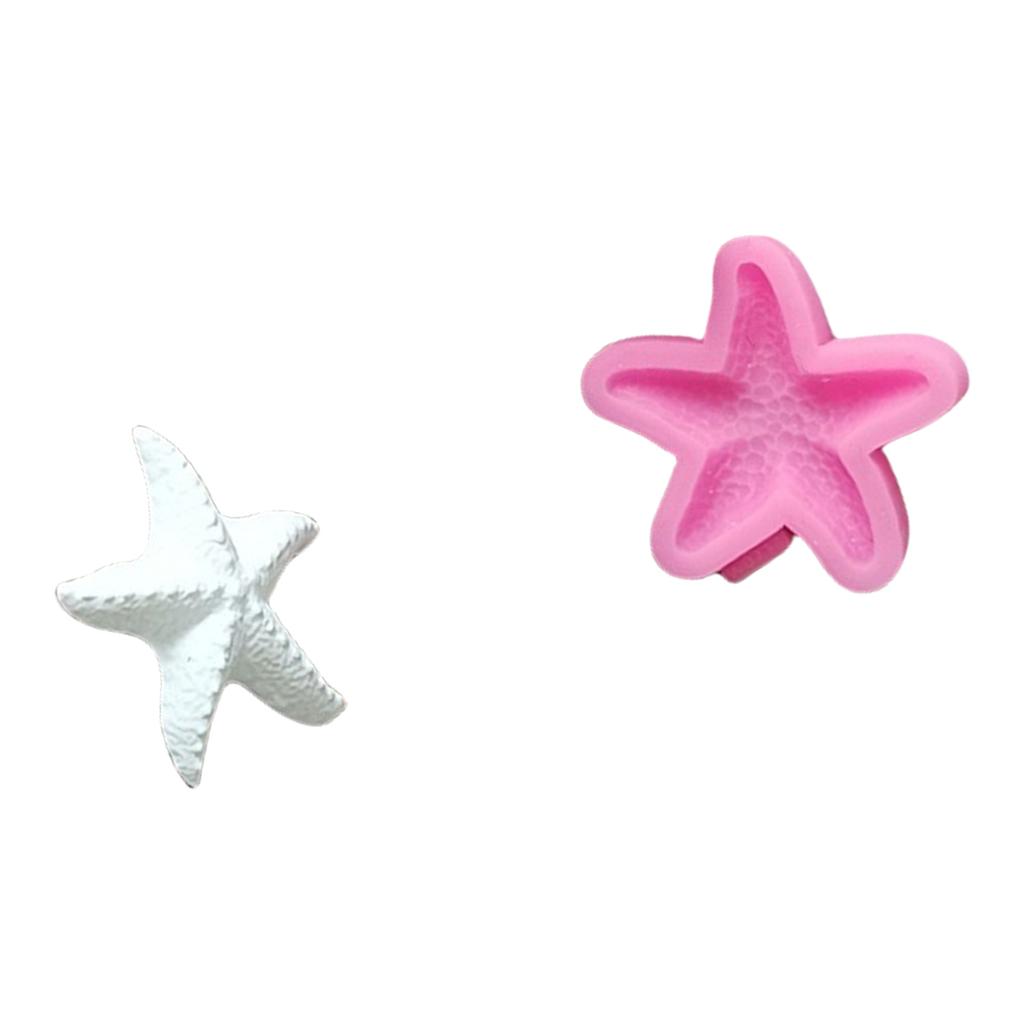 Starfish Silicone Candle Molds for Candle Soap Making Sea Creature Themed Gypsum Silicone Molds for Home Decoration