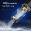 Rechargeable 2-in-1 Car & Household Vacuum Cleaner with Powerful Suction - Compact Handheld for Cars, Motorcycles, and Small Spaces