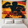 Custom Name Boxing Print Tapestry, Backdrop, Easy Setup, Ideal for Bedroom, Office & Living Room, with Aesthetic Wall Hanging Decor.