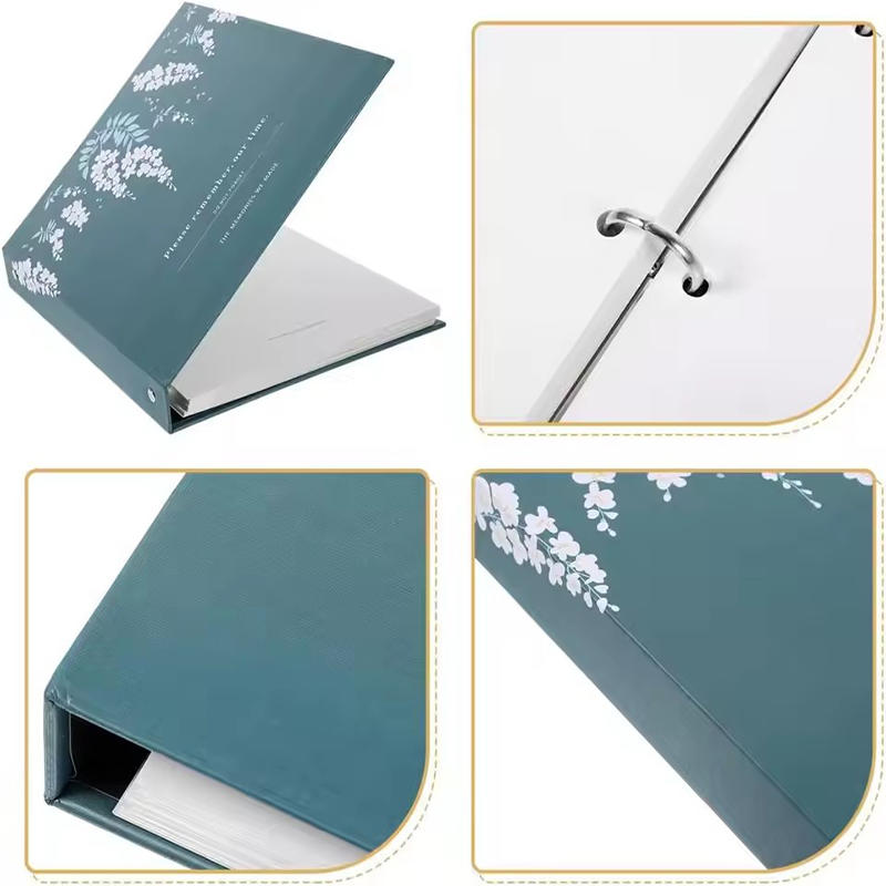 Large Photo Album Self Adhesive 25 Sheets 4/5inch DIY Bookshelf Album for Baby Family Anniversary Wedding Photo Storage