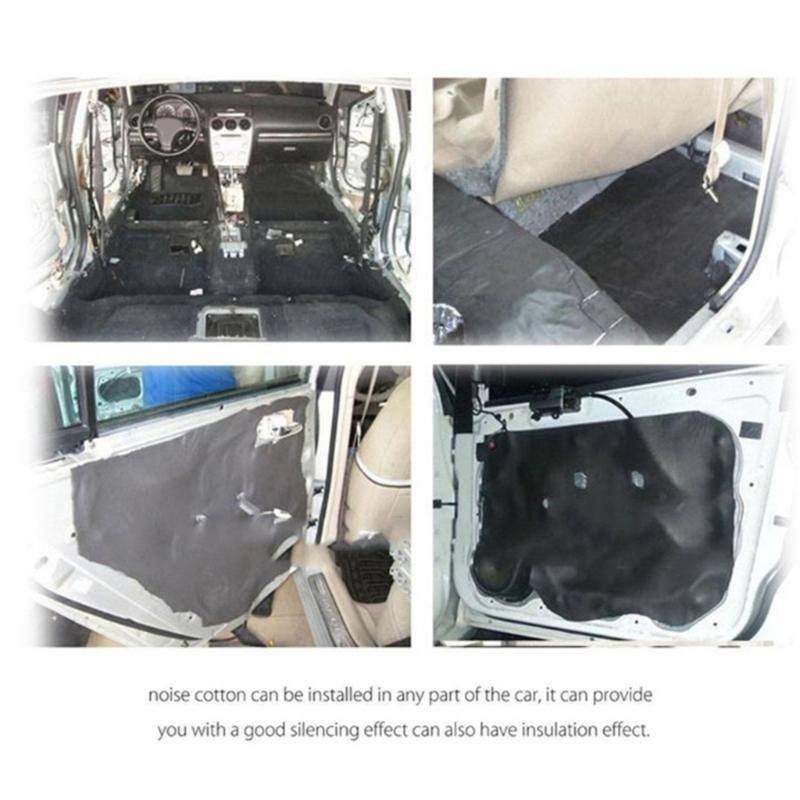 1Roll 20mm Car Hood Engine Firewall Heat Mat Deadener Sound Noise Proof Insulation Deadening Soundproofing Foam 100x50cm 50x50cm Heat Shields 2