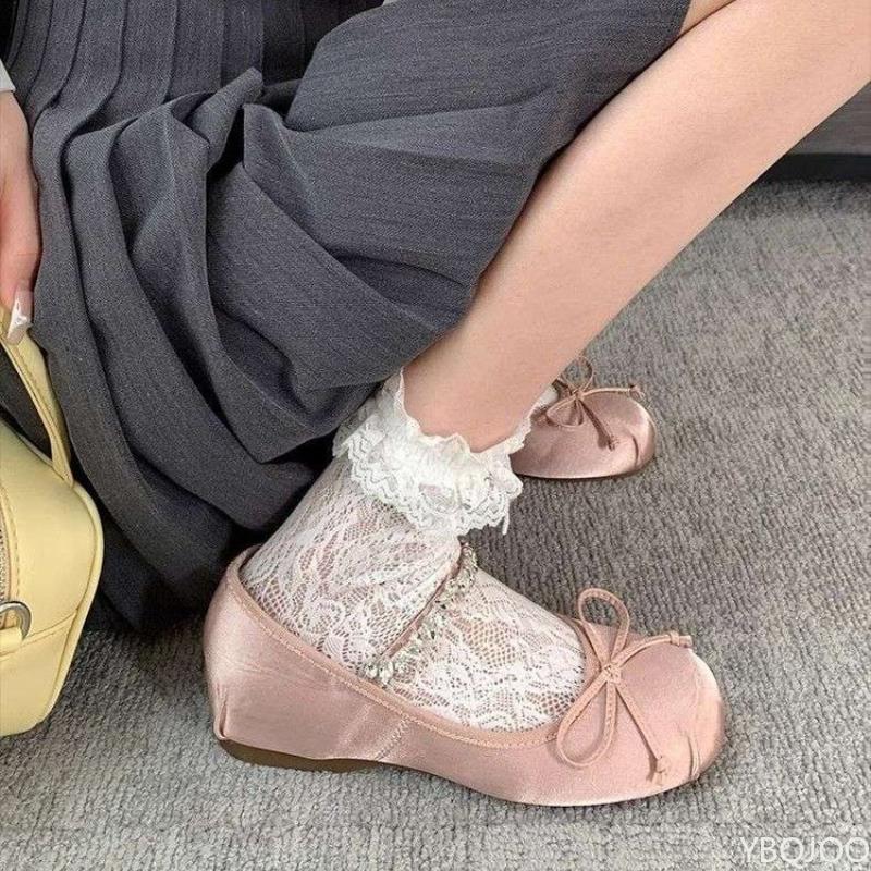 2025 casual comfortable summer fashion women's shoes simple a breathable ballet flat shoes outdoor women's versatile sandals
