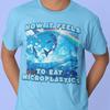 How It Feels To Eat Microplastics Shirt, Brain Rot Tee, Ironic Funny Meme T-Shirt, Unhinged Graphic Tee