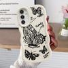 Butterfly Flower Soft Phone Cover Case for Samsung Galaxy A15 A16 A21s A12 A13 A52 A14 A11 A53 A33 A22 A05 A23 A04 A06 A03