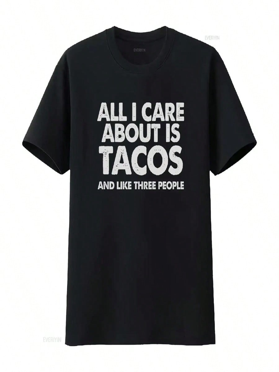 Taco Lover T Shirt Funny Foodie Tacos Forever Life Party Mexican Food Vintage Washed Unisex Casual Graphic Versatile S разноцветный