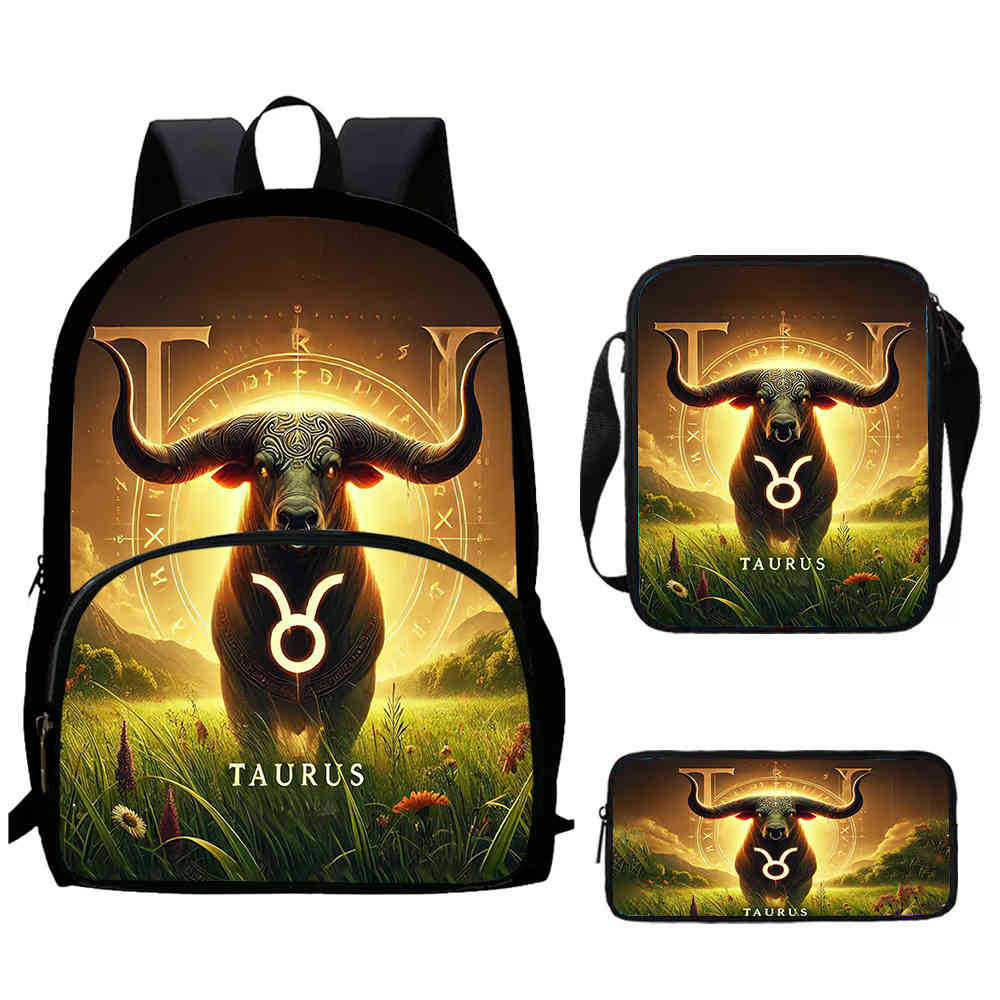 12 Sternbilder Schultasche High Definition Multifunktion Oxford Leichter Rucksack Haare