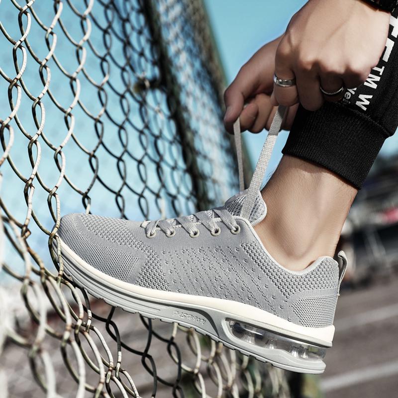 Pánské a dámské lehké ležérní tenisky Prodyšný síťovaný povrch Klasická módní šněrovací obuv pro chůzi a běh Tenisky
