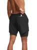 Pantaloncini da Corsa a Doppio Strato Asciugatura Rapida da Uomo GYMSHARK