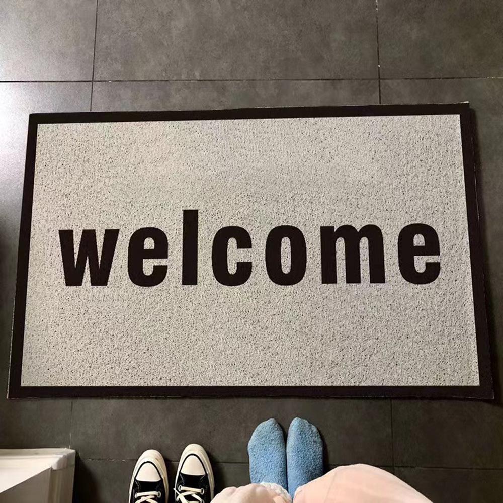 Durable Non-Slip Dirt-Resistant Entrance Mat - Wear-Resistant, Cuttable Silk Loop for Hallways