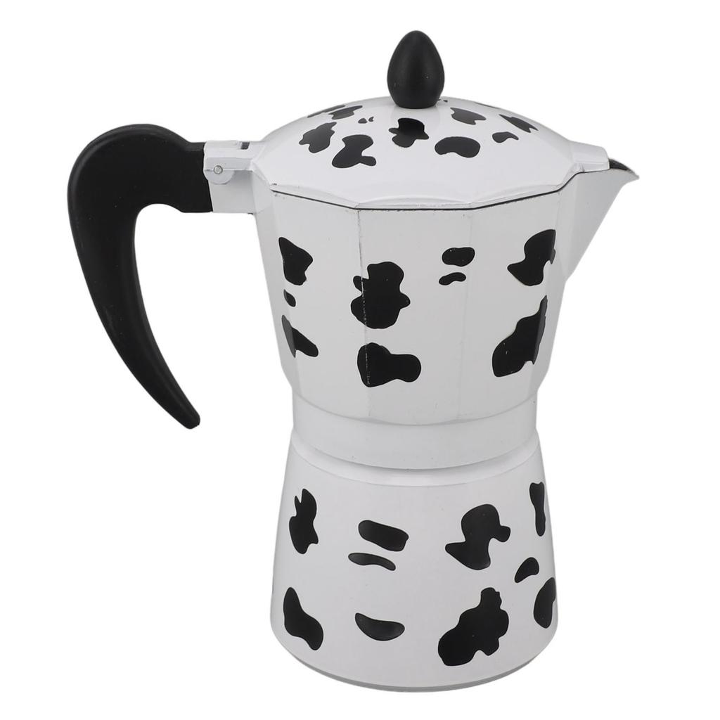 Milk Cow Color   Pot Aluminum Coffee Pot Coffee Maker for Home Cafe Outdoor Activities Camping Travel