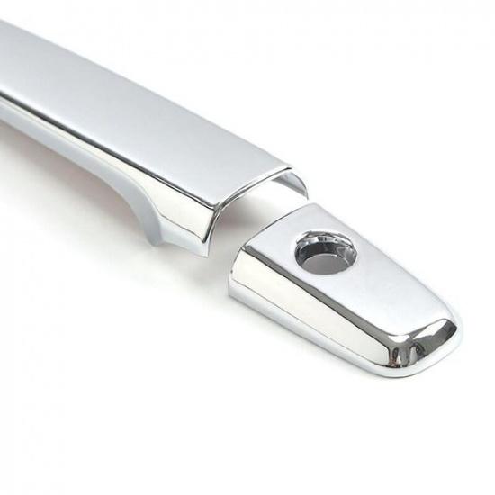 8Pcs Chrome Car Door Handle Cover Trim For Mitsubishi Outlander Sport Lancer