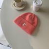 All-match Letter Knitted Wool Hat for Women Korean Style Autumn and Winter Warm Fashion Bag Head Hat