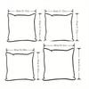 Vikama Red Heart Design, Decorative Pillow Cover For Valentine'S Day And Weddings, Washable Pillowcase, For Sofas And Bedrooms