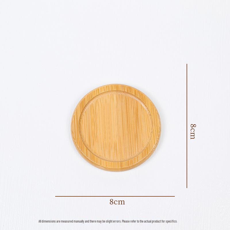 Handmade Bamboo Mosaic Coaster - Round or Rectangular Heat Insulation Mat