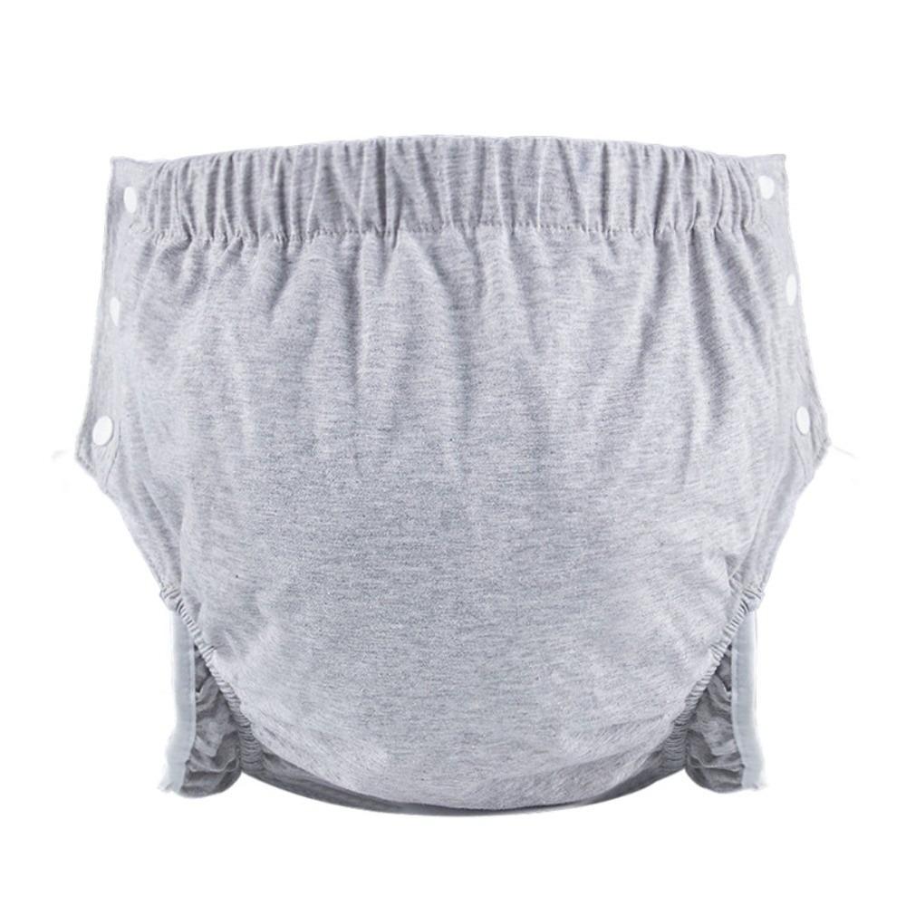 Cotton Adult Diaper Pants Leak-Proof Incontinence Underwear Washable Diaper Elderly Care