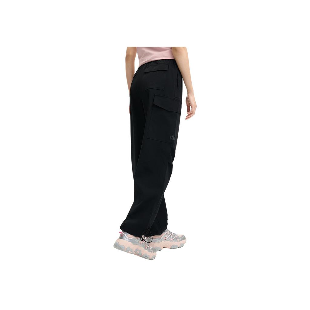 New FILA Fitness Cargo Pants Women's Jet Black A51W521801F-BK