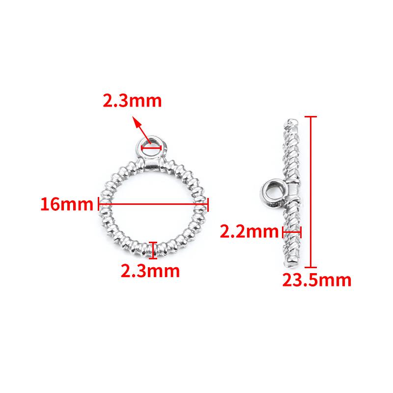 

Бесшовный замок-тогл из нержавеющей стали OT для изготовления украшений своими руками: Комплект соединителей для ожерелья и браслета