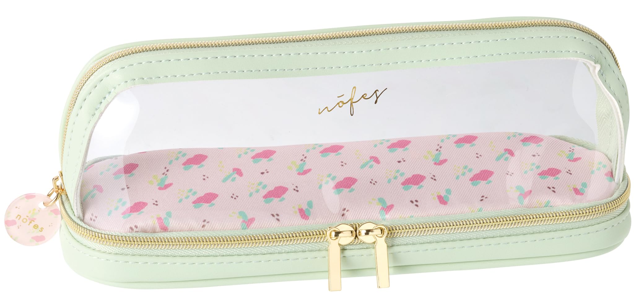 Raymay Fujii Nofes Pen Ice NSF1456M Pouch, 2-Layer, Green,