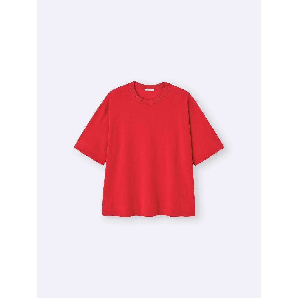 Gu By Uniqlo Washable Knit Tee  5 Minute Sleeve 