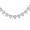Heart Elegant Shaped Necklace Stunning Alloy Design Perfect For Weddings Celebrations And