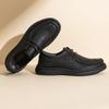 Men's Leather Shoes Lace Up Casual Sneakers Flats Walking Shoes