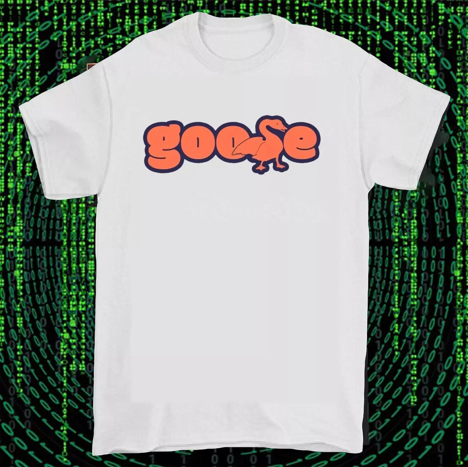 goose band logo legend 100% Cotton T-shirt Mens Tees Top White All Size S-5XL Cotton 3XL