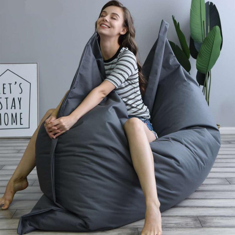 EPP Square Beanbag Sofa Cover Chair Lazy Sofa Chair Beanbag Bubble Sofa Tatami Living Room Furniture